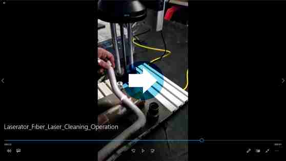 Fiber Laser Cleaning Operation