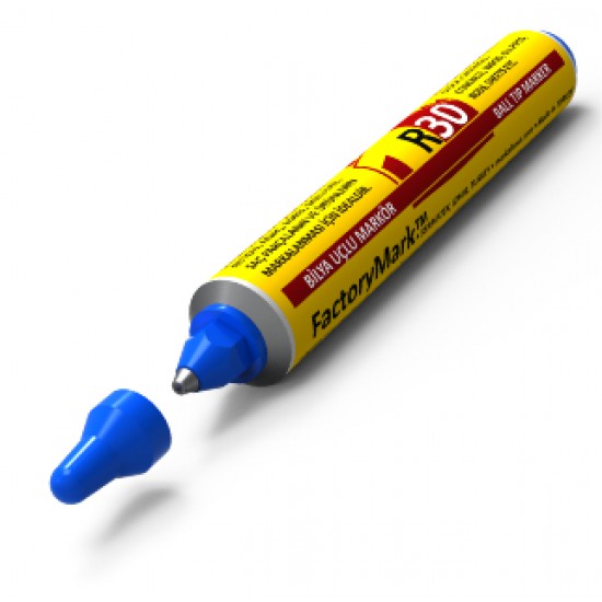 FactoryMark™ R30 65ml Blue Pump Rall Point Paint Marker