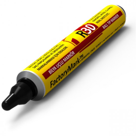 FactoryMark™ R30 65ml Black Pump Rall Point Paint Marker